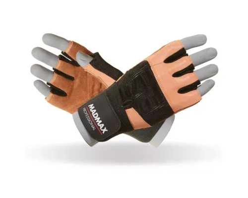 Перчатки для фитнеса MadMax MFG-269 Professional Brown M (MFG-269-Brown_M)