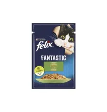 Влажный корм для кошек Purina Felix Fantastic с кроликом в желе 85 г (7613039835500)