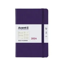 Тижневик Axent 2024 Partner Soft Diamond 145 x 210 мм, фіолетовий (8818-24-11-A)