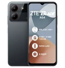 Мобільний телефон ZTE Blade A54 4/128GB Grey (1011466)