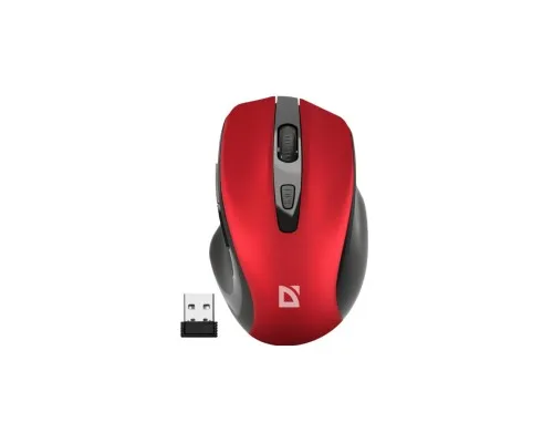 Мишка Defender Prime MB-053 Silent Wireless Red (52052)