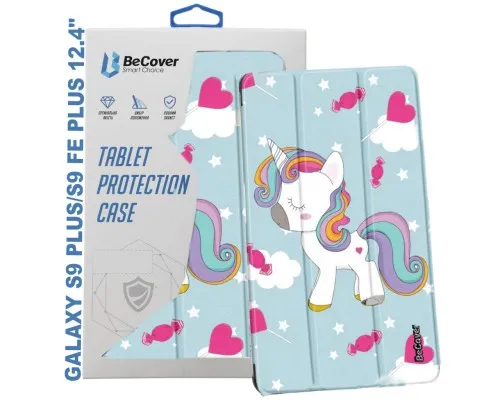 Чехол для планшета BeCover Smart Case Samsung Tab S9 Plus (SM-X810/SM-X816)/S9 FE Plus (SM-X610/SM-X616) 12.4 Unicorn (710385)