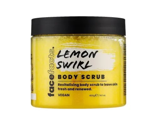 Скраб для тіла Face Facts Body Scrub Lemon Swirl Лимонний вир 400 г (5031413938531)