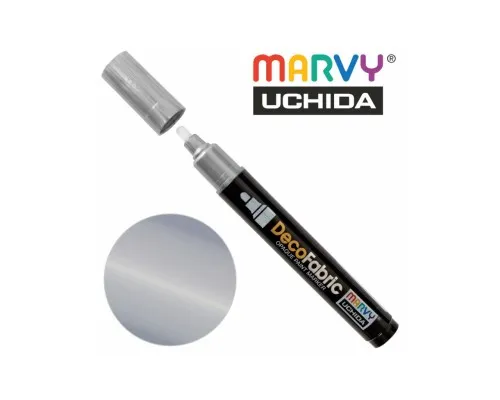 Художественный маркер Marvy для росписи тканей, Серебро, односторонний, #223, DecoFabric (028617255804)