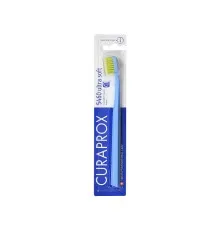 Зубна щітка Curaprox CS 5460 Ultra Soft Ультрам'яка D 0.10 мм Блакитна із салатовою щетиною (CS 5460-21)