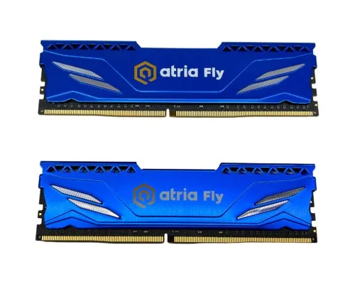Модуль памяті для компютера DDR4 32GB (2x16GB) 3200 MHz Fly Blue ATRIA (UAT43200CL18BLK2/32)