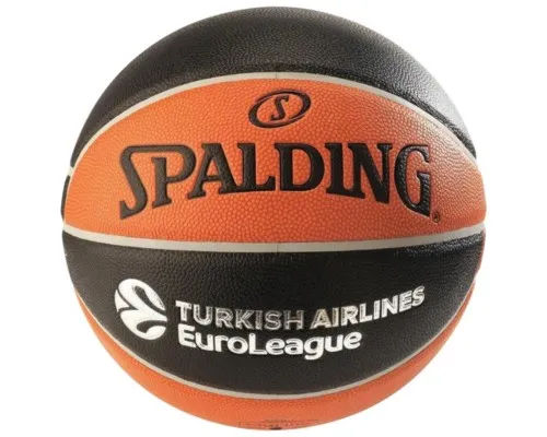 Мяч баскетбольный Spalding Euroleague TF-1000 Legacy чорний, помаранчевий Уні 7 84004Z (689344410999)