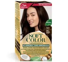 Краска для волос Wella Soft Color Безаммиачная 30 - Темно-коричневый (3614228865869)