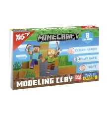 Пластилин Yes Minecraft 8 цветов 160 г (540656)