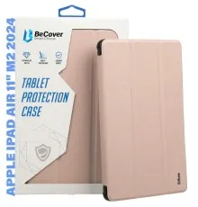 Чехол для планшета BeCover Tri Fold Hard Apple iPad Air 11" M2 2024 Pink (711416)