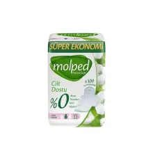 Гигиенические прокладки Molped Pure&Soft Long 5 капель 18 шт. (8690536829033)