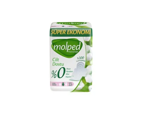 Гигиенические прокладки Molped Pure&Soft Long 5 капель 18 шт. (8690536829033)