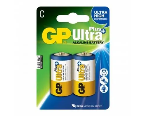 Батарейка Gp C GP Ultra Plus Alkaline LR14 * 2 (14AUP-U2 / 4891199100390)