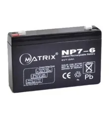 Батарея до ДБЖ Matrix 6V 7AH (NP7-6)