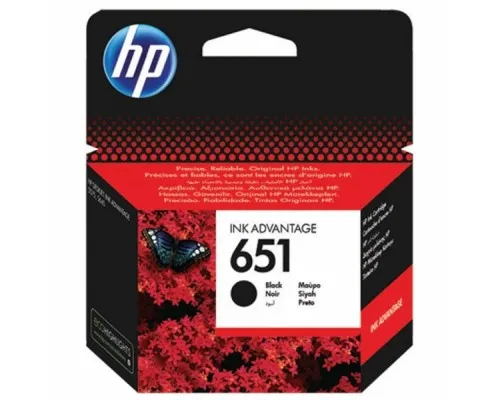 Картридж HP DJ No.651 black Ink Advantage (C2P10AE)