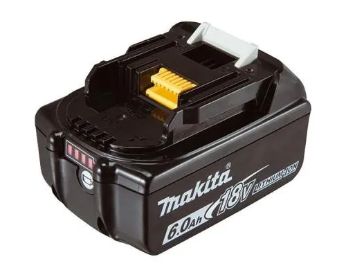 Акумулятор до електроінструменту Makita LXT BL1860B (Li-Ion, 18В, 6Ач, індикація заряду) (632F69-8)