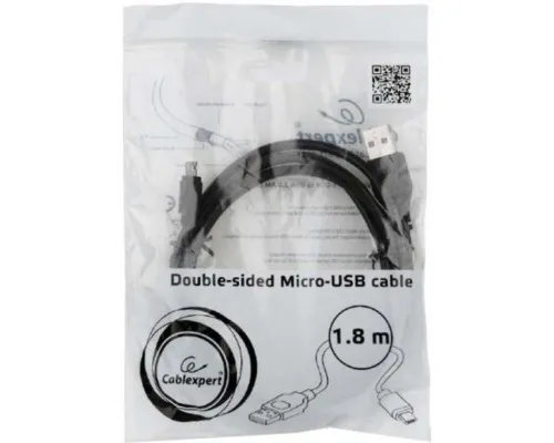 Дата кабель USB 2.0 AM to Micro 5P 1.8m Cablexpert (CC-USB2-AMmDM-6)