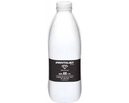 Тонер HP LJ 1100/5L/6L , 1000г Black Printalist (AX-1-PL)