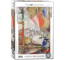 Пазл Eurographics Париж через вікно Марк Шагал 1000 елем. (6000-0853)