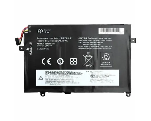 Аккумулятор для ноутбука Lenovo Thinkpad E470 (01AV411) 10.95V 3650mAh PowerPlant (NB480883)