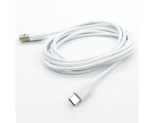 Дата кабель USB 2.0 AM to Type-C 2.0m white Dengos (PLS-TC-2M-WHITE)