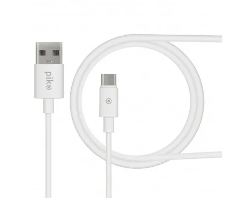 Дата кабель USB 2.0 AM to Micro 5P 1.2m white Piko (1283126496172)