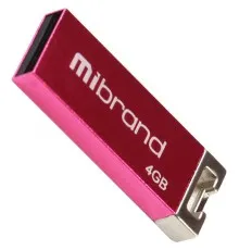 USB флеш накопичувач Mibrand 4GB Сhameleon Pink USB 2.0 (MI2.0/CH4U6P)