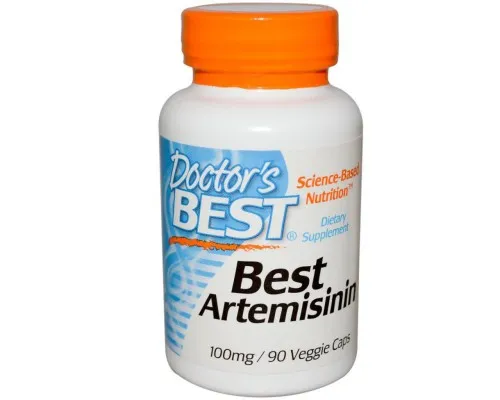 Трави Doctor's Best Артемізинін, Artemisinin, 100 мг, 90 гелевих капсул (DRB-00170)