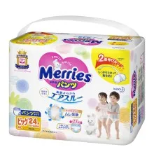 Подгузники Merries трусики для детей Jumbo ХL 12-22 кг 24 шт (602528)