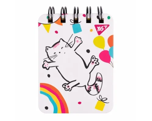 Блокнот Yes А7/100 лін. дв. спір. Sketch animal. Happy cat (681825)
