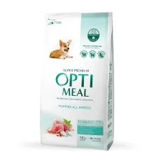 Сухой корм для собак Optimeal для щенков всех пород со вкусом индейки 1.5 кг (4820215362351)