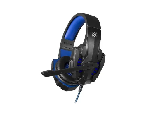 Наушники Defender Warhead G-390 Black-Blue (64038)