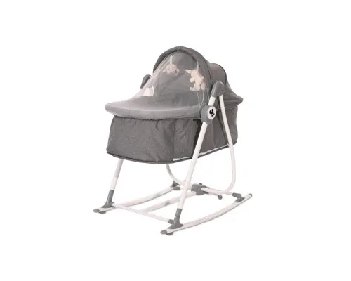 Кресло-качалка Lorelli 3 в 1 grey (ALICANTE grey)