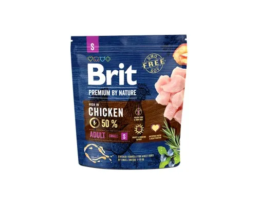 Сухий корм для собак Brit Premium Dog Adult S 1 кг (8595602526284)