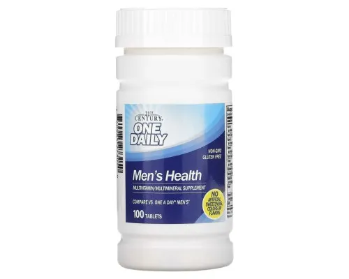 Вітамінно-мінеральний комплекс 21st Century Мультивітаміни для Чоловіків, One Daily, Mens Health, 100 т (CEN-27305)