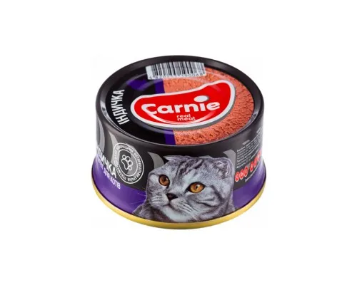 Паштет для котів Carnie мясний з індичкою 90 г (4820255190501)