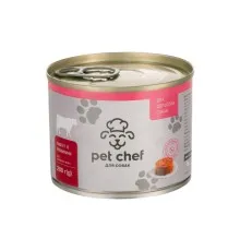 Консервы для собак Pet Chef паштет с говядиной 200 г (4820255190136)
