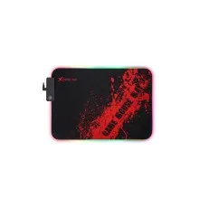 Килимок для мишки Xtrike ME MP-602 RGB lighting Black/Red (MP-602)