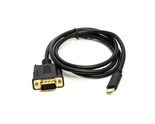 Переходник USB Type-C 3.1 (M) to VGA (M) 1.0m PowerPlant (CA912117)