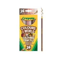 Карандаши цветные Crayola Colours of the World 24 шт (68-4607)