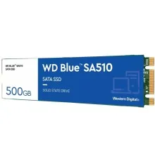 Накопитель SSD M.2 2280 500GB SA510 WD (WDS500G3B0B)