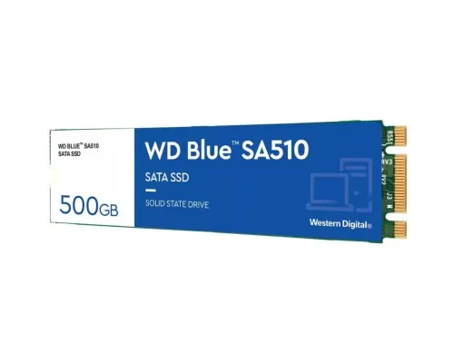 Накопитель SSD M.2 2280 500GB SA510 WD (WDS500G3B0B)