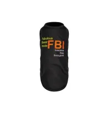 Борцівка для тварин Pet Fashion "FBI" M2 чорна (4823082420247)