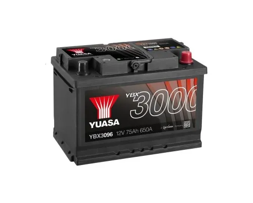Аккумулятор автомобильный Yuasa 12V 76Ah SMF Battery (YBX3096)