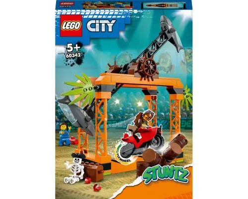 Конструктор LEGO City Stuntz Каскадерське завдання «Напад Акули» 122 деталей (60342)