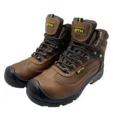 Ботинки рабочие GTM SM-090 мет. носок, р.40 коричневые (SM-090-40)