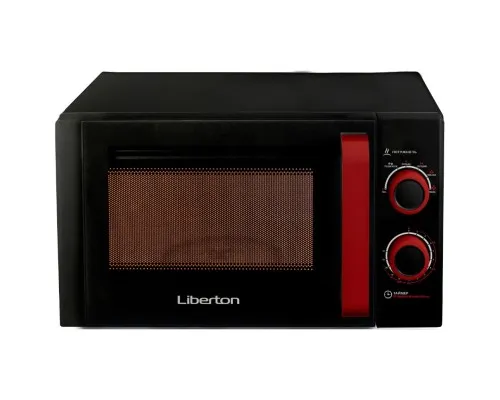 Мікрохвильова піч Liberton LMW-2082M black red