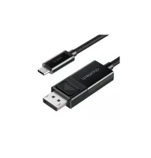 Кабель мультимедійний USB-C to DisplayPort 1.8m 8K 30Hz Choetech (XCP-1803-BK)