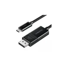 Кабель мультимедийный USB-C to DisplayPort 1.8m 8K 30Hz Choetech (XCP-1803-BK)