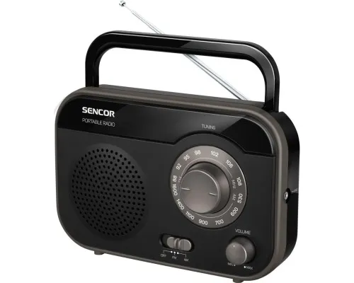 Портативний радіоприймач Sencor SRD 210 Black (35043173)